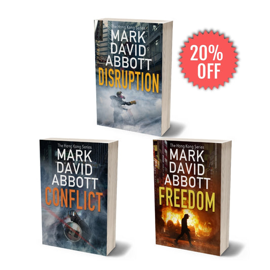 Hong Kong trilogy paperback bundle thrillers