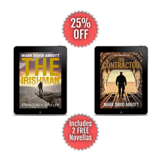 Max Jones complete the series thriller ebook bundle –4 books including The Irishman, and The Contractor