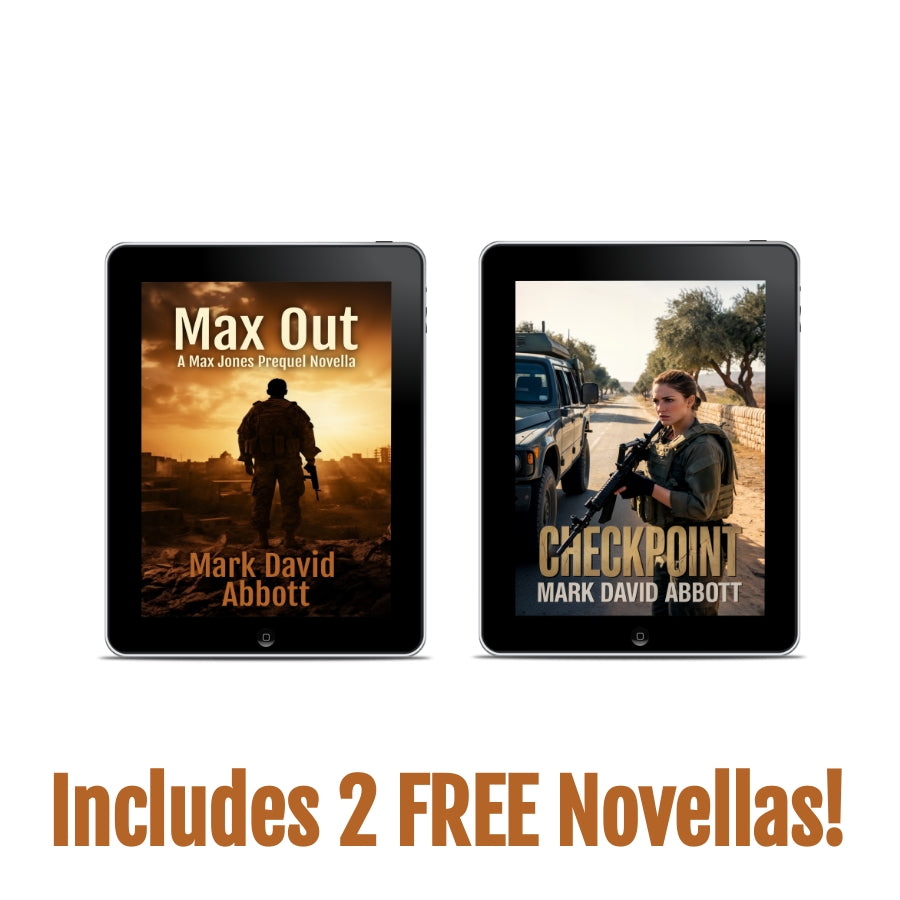 Includes two exclusive novellas only available in this bundle – Max Out and Checkpoint