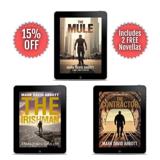 Max Jones thriller ebook bundle – 5 books including The Mule, The Irishman, and The Contractor